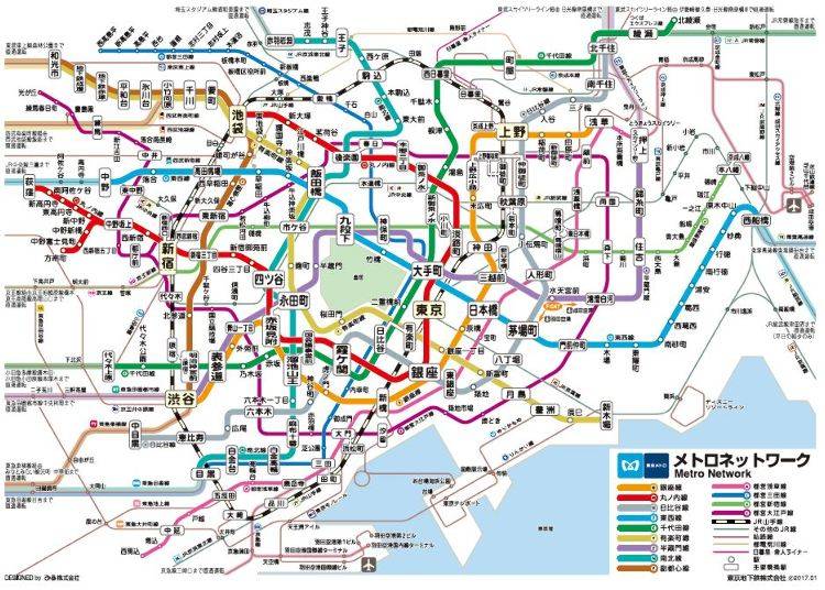 Tokio metro terkepe